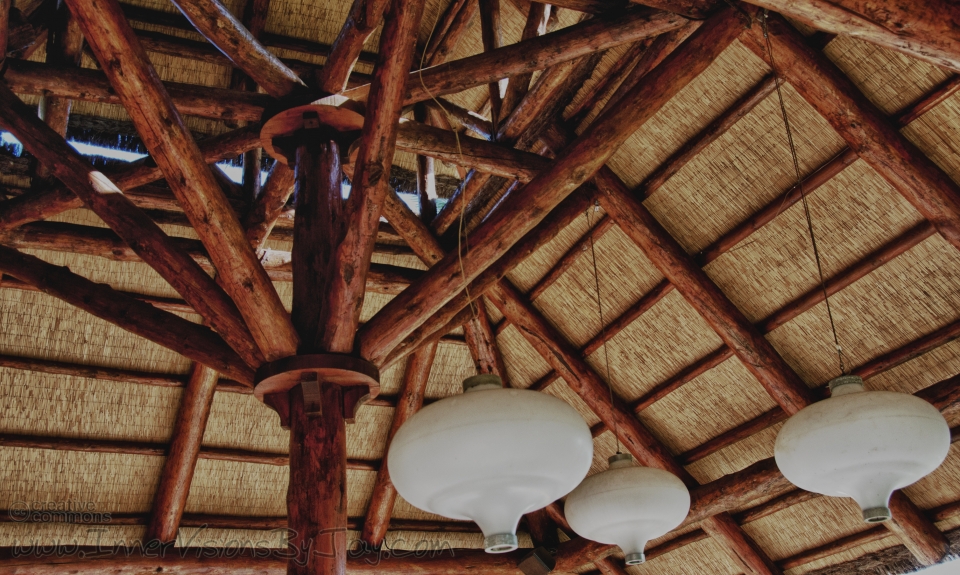 Crusoe Lamps in Outdoor Hut