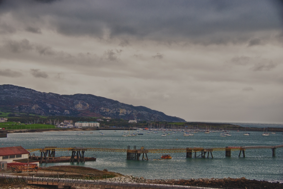Holyhead View from the Ferry Port at Holyhead