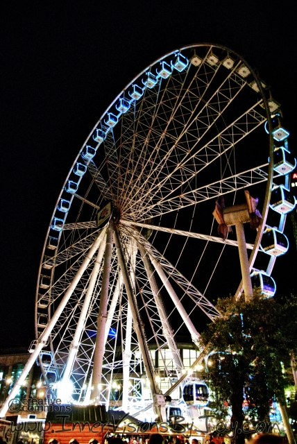 Manchester Eye at Night